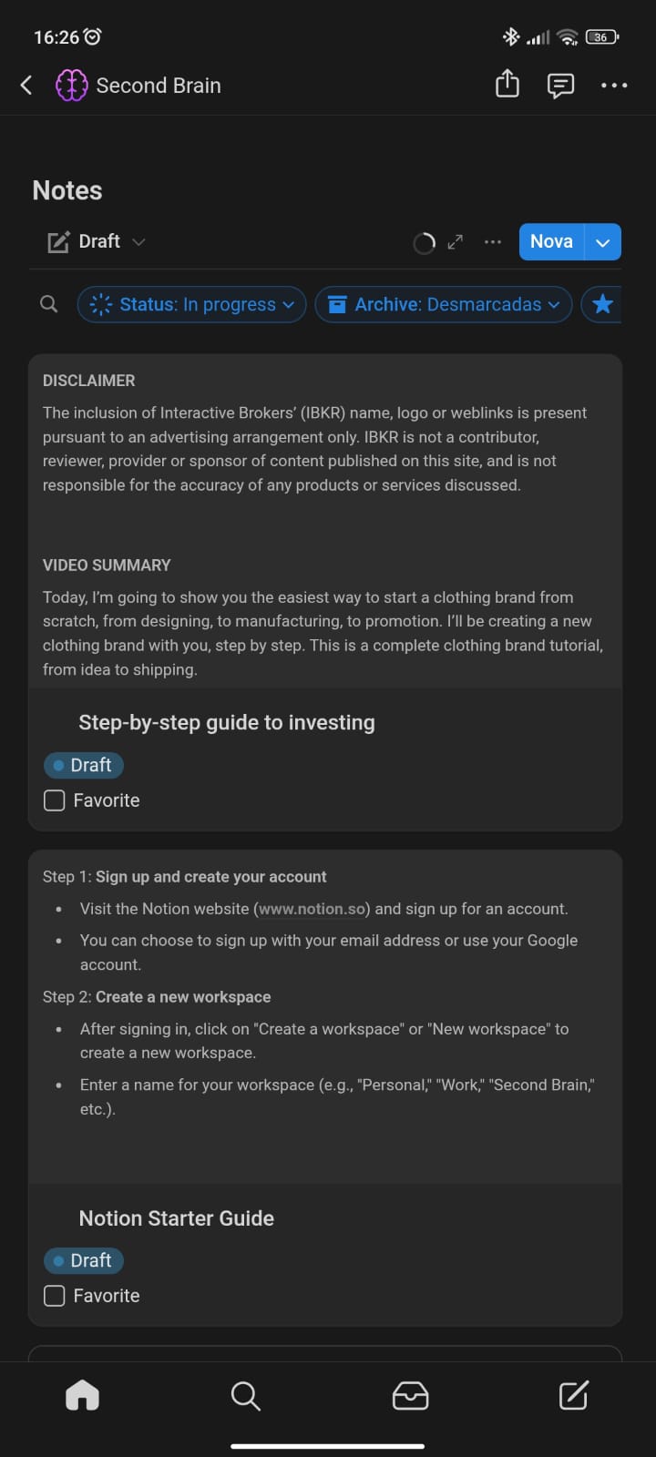 See all your active projects at a glance. Stay focused.